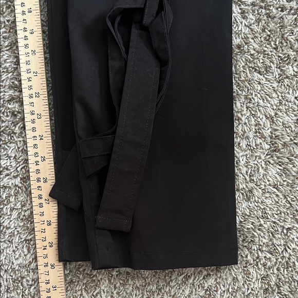 NWT MANIERE DE VOIR Carpenter Cargo Trousers Black Pants in Size 4 - Picture 15 of 16